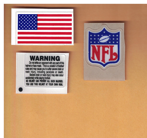 American flag warning label - flag, &